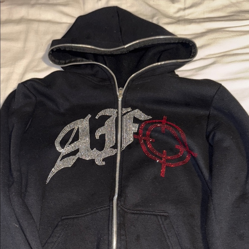 Aftershock Black Full Zip Size M